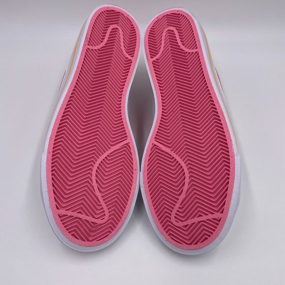 Nike Court Legacy White / Pink / Orange Womens Shoes - Picture 6 of 8